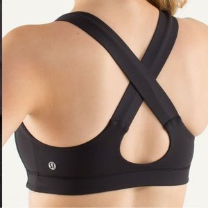 Lululemon All Sport Bra in Black, Sz 6
